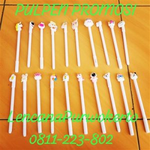 Pulpen Promosi Grafir Model Karakter 20 Pcs